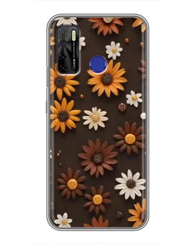 Чохол для TECNO Camon 15 Air з картинкою «Візерунок з маленьких соняшників» Чохол для TECNO Camon 15 Air з картинкою «Візерунок з маленьких соняшників»