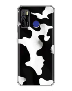 Чохол для TECNO Camon 15 Air з картинкою «Чорно-біла пляма»