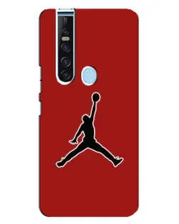 Чехол для TECNO Camon 15 Pro с картинкой «Jordan Red Back»