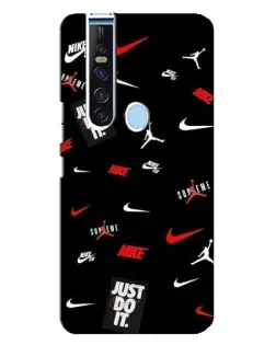 Чехол для TECNO Camon 15 Pro с картинкой «Nike Mix Pattern»