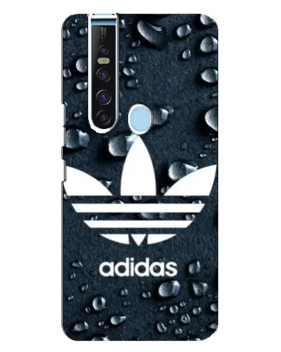 Чехол для TECNO Camon 15 Pro с картинкой «Adidas Trefoil Blue»