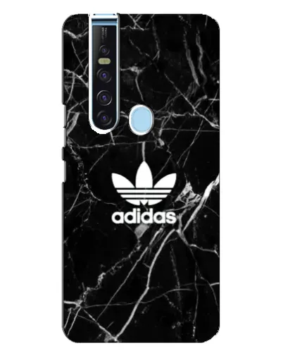 Чехол для TECNO Camon 15 Pro с картинкой «Белый мрамор Adidas»