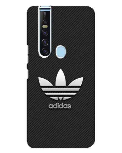 Чехол для TECNO Camon 15 Pro с картинкой «Adidas Карбоновая текстура»