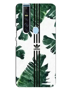 Чехол для TECNO Camon 15 Pro с картинкой «Пальмовые листья адидас»