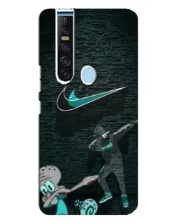 Чехол для TECNO Camon 15 Pro с картинкой «Спортивный арт Nike»