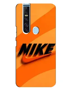 Чехол для TECNO Camon 15 Pro с картинкой «Оранжевый драйв Nike»