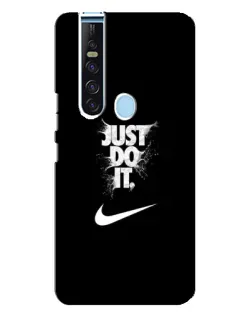 Чехол для TECNO Camon 15 Pro с картинкой «Текстовый принт Nike»