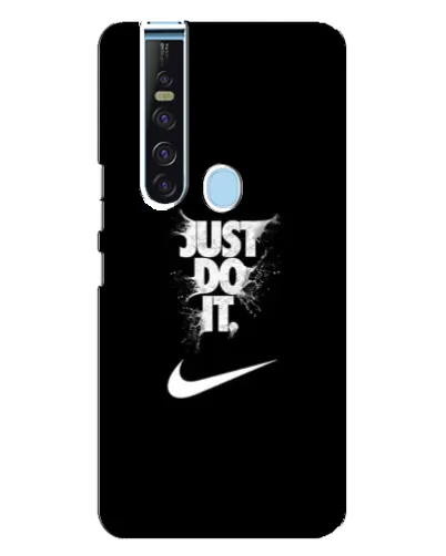 Чехол для TECNO Camon 15 Pro с картинкой «Текстовый принт Nike»