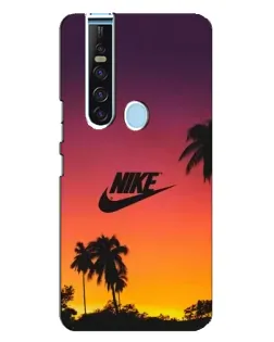 Чехол для TECNO Camon 15 Pro с картинкой «Nike на закате солнца»