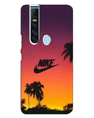 Чехол для TECNO Camon 15 Pro с картинкой «Nike на закате солнца»