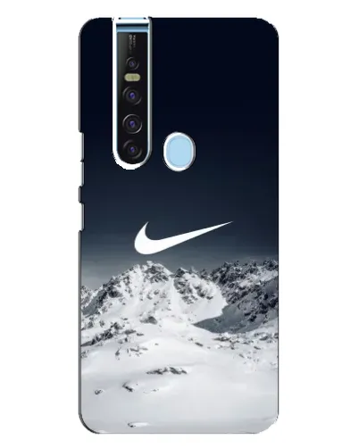 Чехол для TECNO Camon 15 Pro с картинкой «Nike — зимние горы»