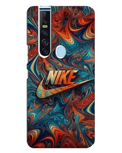 Чехол для TECNO Camon 15 Pro с картинкой «Nike в абстракции»