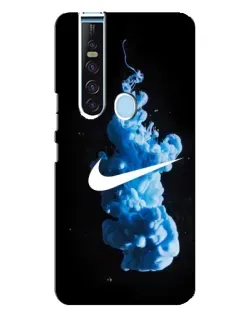 Чехол для TECNO Camon 15 Pro с картинкой «Nike и синий дым»