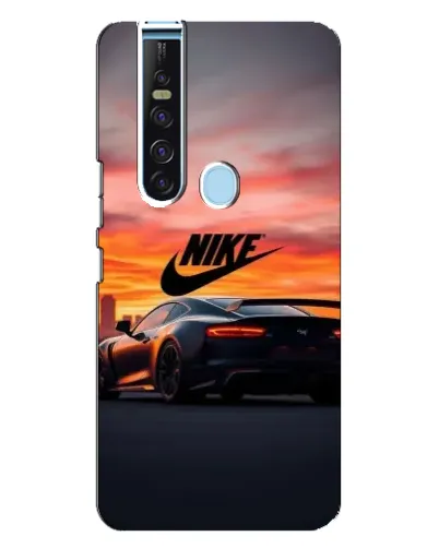 Чехол для TECNO Camon 15 Pro с картинкой «Nike и суперкар»
