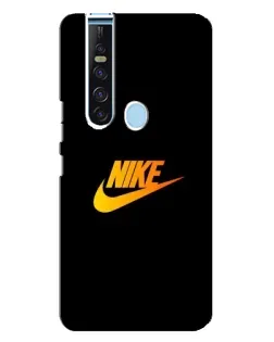 Чехол для TECNO Camon 15 Pro с картинкой «Золотой логотип Nike»