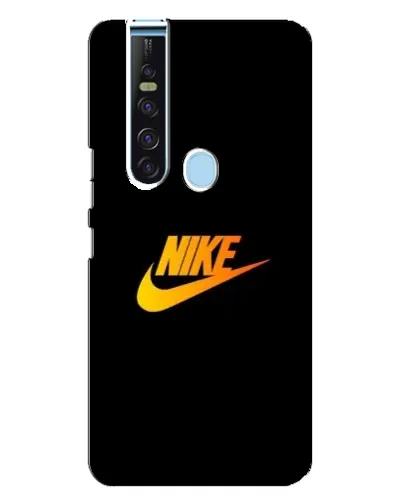 Чехол для TECNO Camon 15 Pro с картинкой «Золотой логотип Nike»