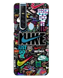 Чохол для TECNO Camon 15 Pro з картинкою «Яскравий колаж Nike»