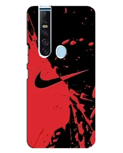 Чохол для TECNO Camon 15 Pro з картинкою «Червоні бризки Nike»