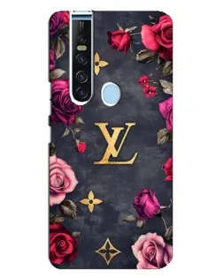 Чехол для TECNO Camon 15 Pro с картинкой «Цветочный Louis Vuitton»