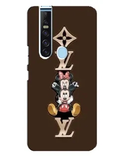 Чехол для TECNO Camon 15 Pro с картинкой «LV и Микки Маус»