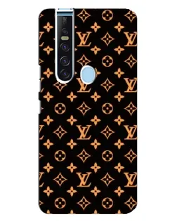 Чехол для TECNO Camon 15 Pro с картинкой «Золотая монограмма LV»