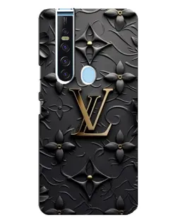 Чехол для TECNO Camon 15 Pro с картинкой «Кожаная текстура LV»