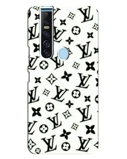 Чехол для TECNO Camon 15 Pro с картинкой «Монохромный хаос LV»