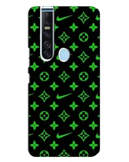 Чехол для TECNO Camon 15 Pro с картинкой «Неоновый принт LV»