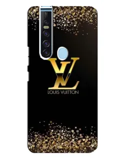 Чехол для TECNO Camon 15 Pro с картинкой «LV — золотые искры»