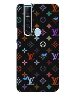 Чехол для TECNO Camon 15 Pro с картинкой «Цветная монограмма LV»