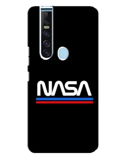 Чехол для TECNO Camon 15 Pro с картинкой «NASA — классика Red Blue»