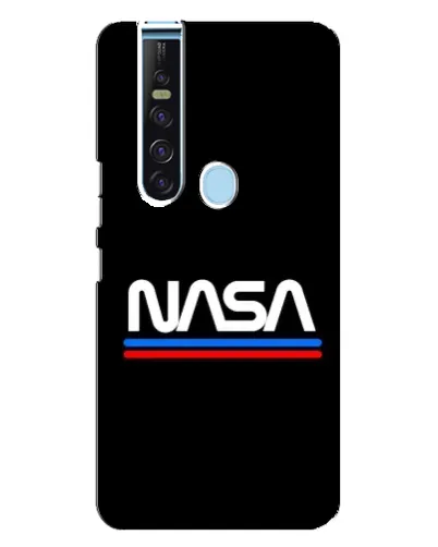 Чехол для TECNO Camon 15 Pro с картинкой «NASA — классика Red Blue» Чехол для TECNO Camon 15 Pro с картинкой «NASA — классика Red Blue»