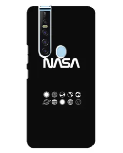 Чехол для TECNO Camon 15 Pro с картинкой «NASA — технический принт»