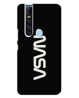 Чехол для TECNO Camon 15 Pro с картинкой «NASA — вертикальный логотип»