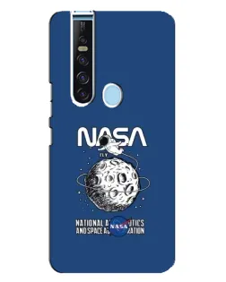 Чехол для TECNO Camon 15 Pro с картинкой «NASA — лунная миссия»