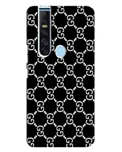 Чехол для TECNO Camon 15 Pro с картинкой «Gucci — сетчатый паттерн»