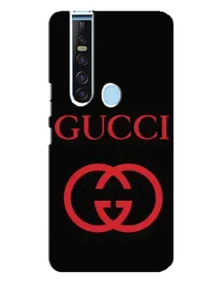 Чехол для TECNO Camon 15 Pro с картинкой «Gucci — красный логотип»