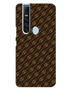 Чехол для TECNO Camon 15 Pro с картинкой «Gucci — золотые диагонали»