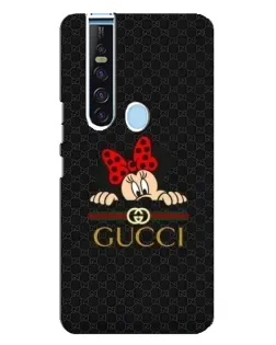 Чехол для TECNO Camon 15 Pro с картинкой «Минни Маус Gucci — черный»