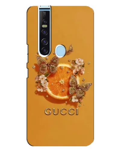 Чехол для TECNO Camon 15 Pro с картинкой «Gucci — золотые бабочки» Чехол для TECNO Camon 15 Pro с картинкой «Gucci — золотые бабочки»