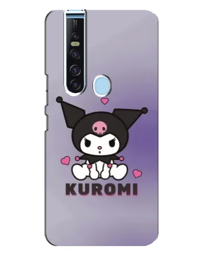 Чохол для TECNO Camon 15 Pro з картинкою «Kuromi — фіолетовий арт» Чохол для TECNO Camon 15 Pro з картинкою «Kuromi — фіолетовий арт»