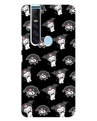 Чохол для TECNO Camon 15 Pro з картинкою «Чорний паттерн Kuromi» Чохол для TECNO Camon 15 Pro з картинкою «Чорний паттерн Kuromi»