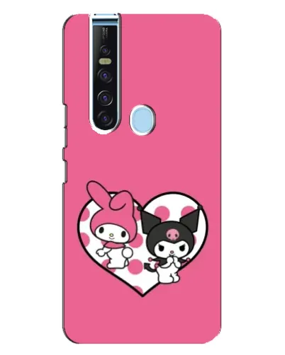 Чохол для TECNO Camon 15 Pro з картинкою «Kuromi та My Melody» Чохол для TECNO Camon 15 Pro з картинкою «Kuromi та My Melody»