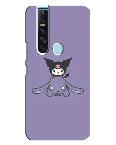 Чохол для TECNO Camon 15 Pro з картинкою «Kuromi на ліловому фоні» Чохол для TECNO Camon 15 Pro з картинкою «Kuromi на ліловому фоні»