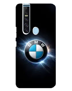 Чехол для TECNO Camon 15 Pro с картинкой «BMW — неоновое сияние»