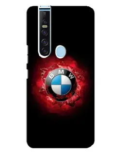 Чехол для TECNO Camon 15 Pro с картинкой «Логотип BMW — вспышка»