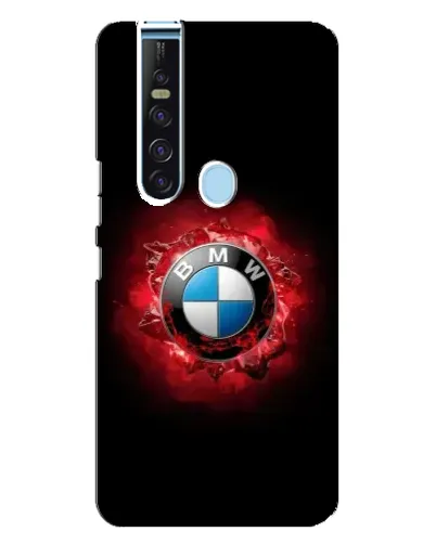 Чехол для TECNO Camon 15 Pro с картинкой «Логотип BMW — вспышка»