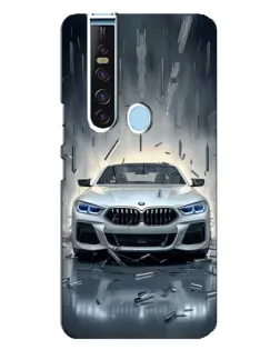 Чехол для TECNO Camon 15 Pro с картинкой «BMW в свете фар»