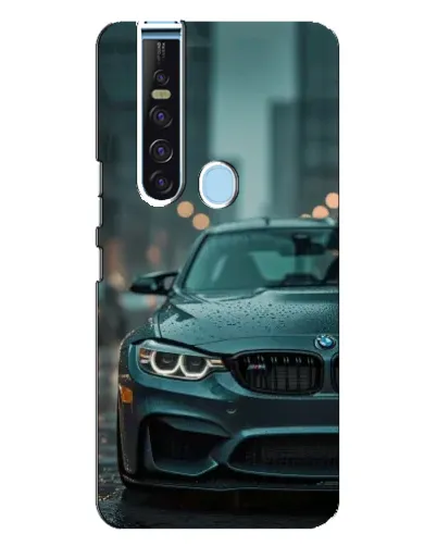 Чехол для TECNO Camon 15 Pro с картинкой «BMW в огнях города»