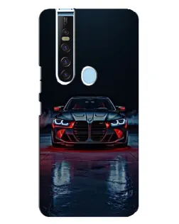 Чехол для TECNO Camon 15 Pro с картинкой «BMW на мокрой дороге»